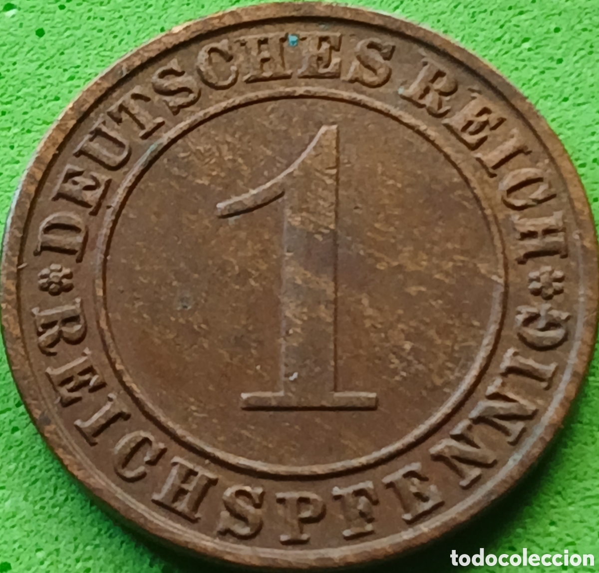Monedas antiguas de Europa: Alemania Rep&uacute;blica de Weimar 1 reichspfennig 1935 A km#37