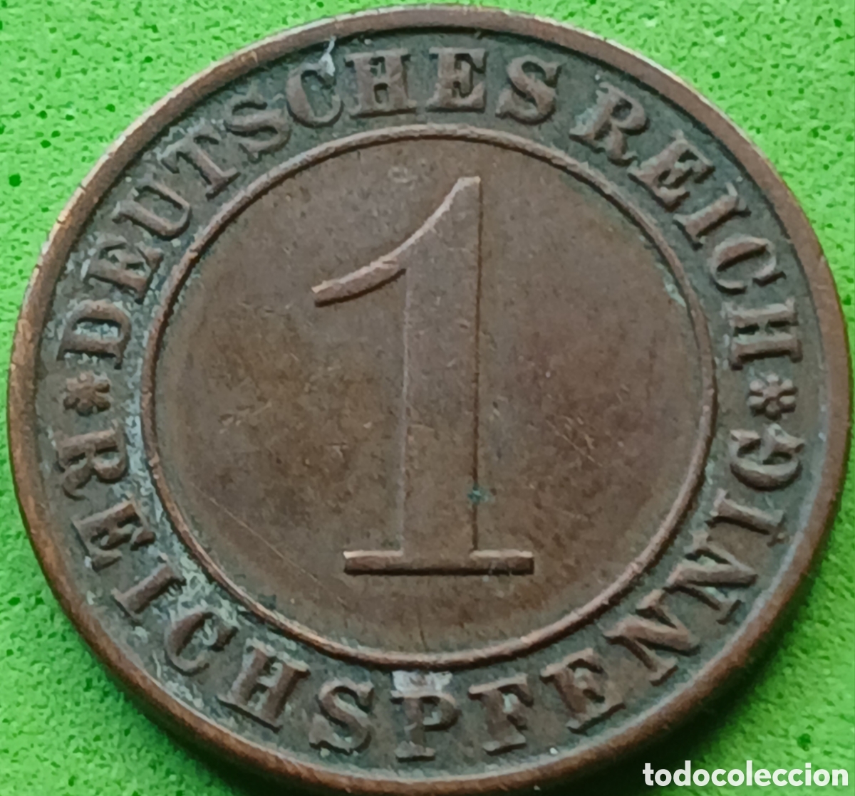 Monedas antiguas de Europa: Alemania Rep&uacute;blica de Weimar 1 reichspfennig 1936 A km#37