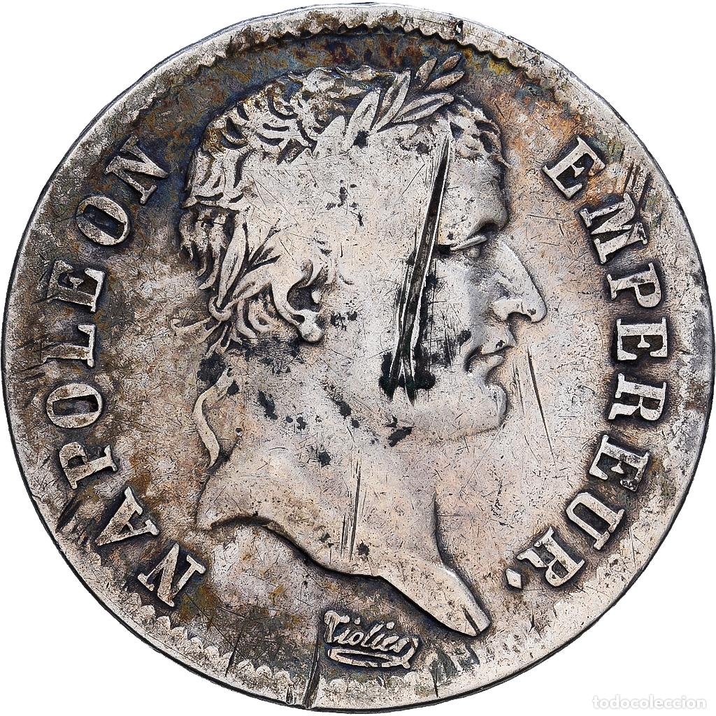 Monedas antiguas de Europa: [#1203121] Francia, Franc, Napol&eacute;on I, 1808, Lille, Plata, BC+, KM:682.14
