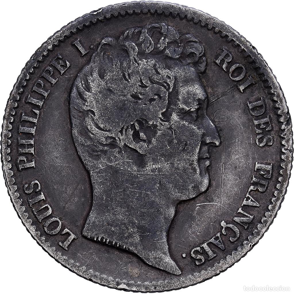 Monedas antiguas de Europa: [#1118012] Francia, Louis Philippe I, Franc, 1831, Lille, Plata, BC+, Gadoury:452