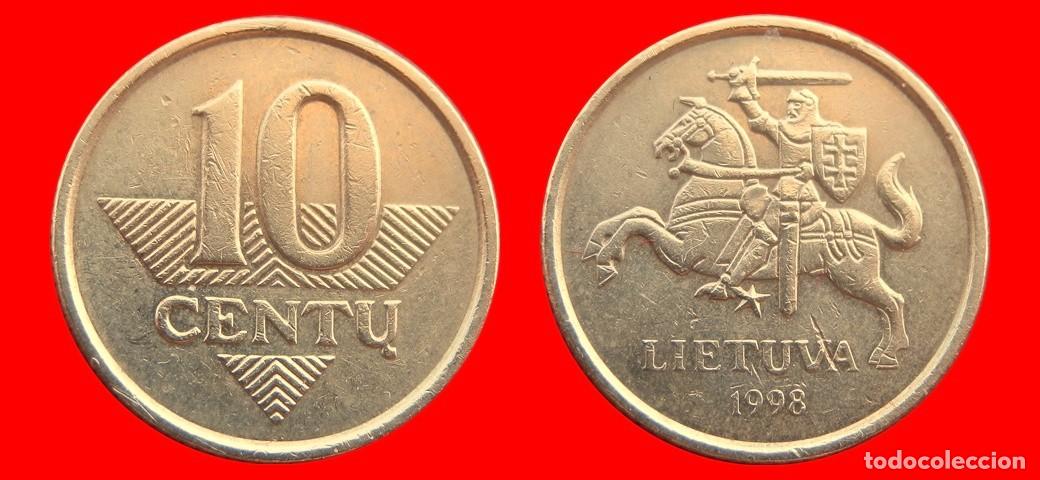 Monedas antiguas de Europa: 10 CENTU CENTIMOS 1998 LITUANIA-153910