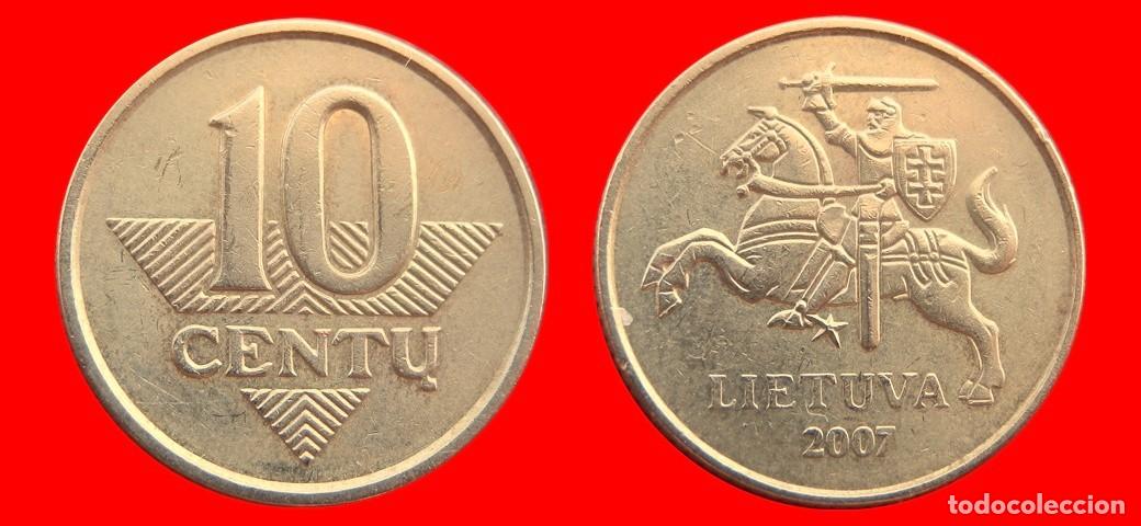 Monedas antiguas de Europa: 10 CENTU CENTIMOS 2007 LITUANIA-153911