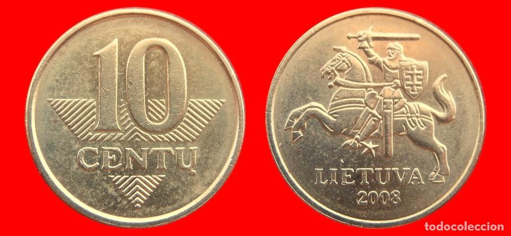 Monedas antiguas de Europa: 10 CENTU CENTIMOS 2008 LITUANIA-153912