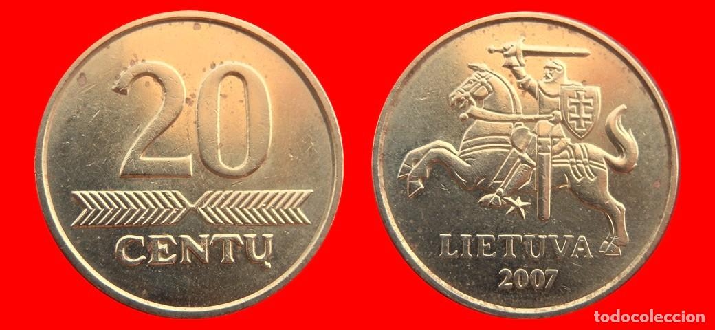 Monedas antiguas de Europa: 20 CENTU CENTIMOS 2007 LITUANIA-153915