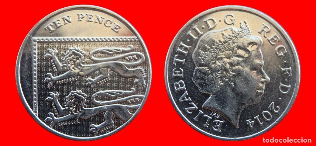 Monedas antiguas de Europa: 10 PENIQUES PENCE 2014 INGLATERRA REINO UNIDO-153945