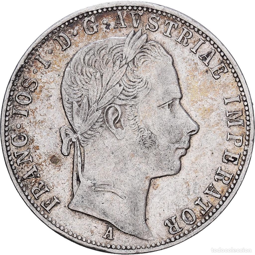 Monedas antiguas de Europa: [#1540137] Austria, Franz Joseph I, Florin, 1858, Vienna, Plata, BC+, KM:2219