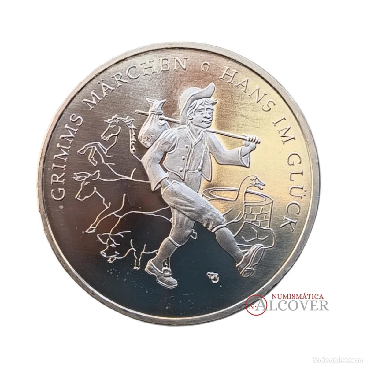 Monedas antiguas de Europa: ALEMANIA 20 euros 2023 F Hermanos Grimm - Hans plata SC