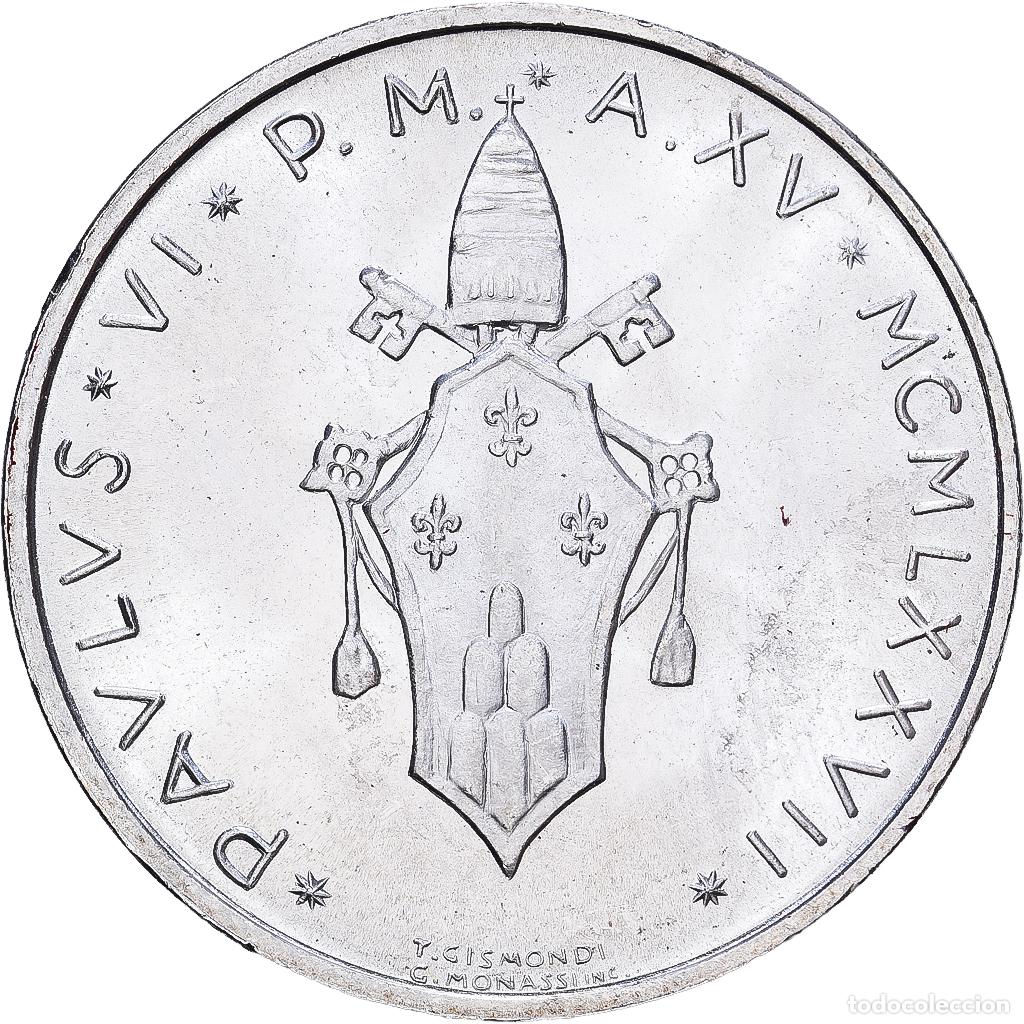 Monedas antiguas de Europa: [#1546041] CIUDAD DEL VATICANO, Paul VI, 500 Lire, 1977, Rome, Plata, SC, KM:132