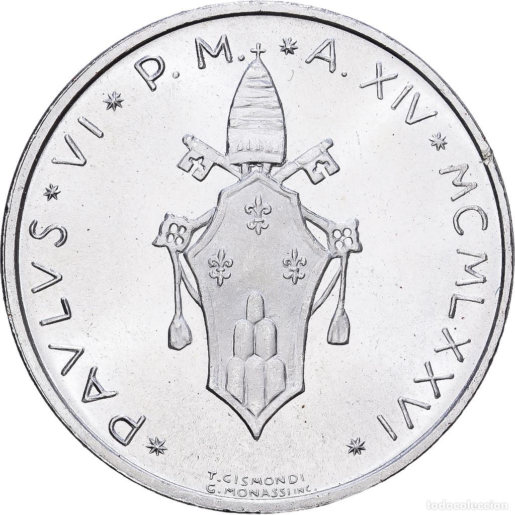Monedas antiguas de Europa: [#1546046] CIUDAD DEL VATICANO, Paul VI, 500 Lire, 1976, Rome, Plata, SC, KM:123