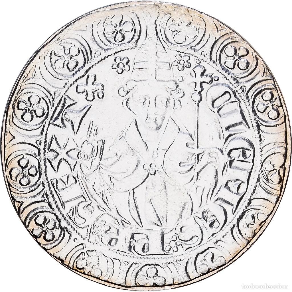 Monedas antiguas de Europa: [#1546053] Francia, 10 Euro, Pi&egrave;ce d'Histoire - Les Papes en Avignon, 2019, MDP, Plata