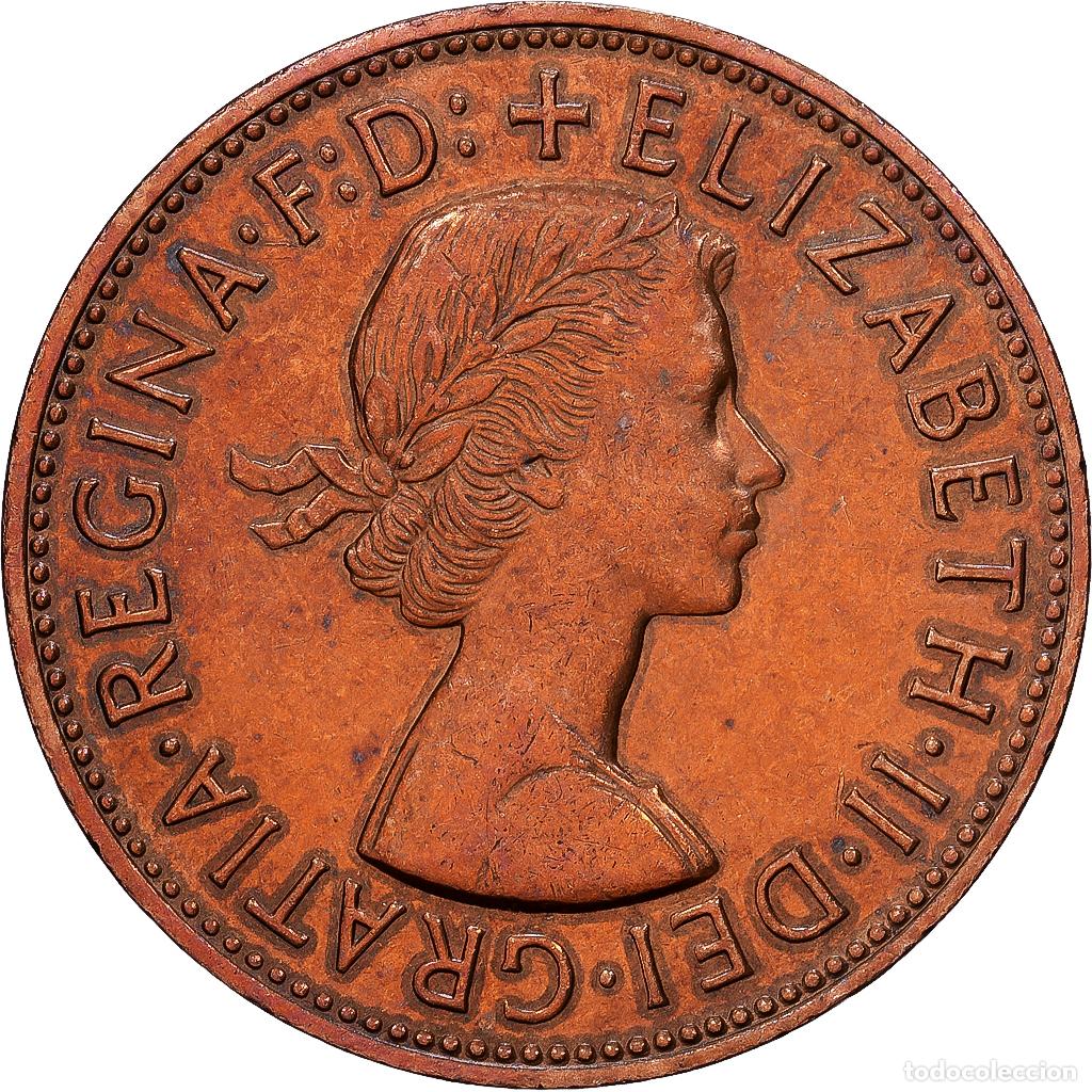 Monedas antiguas de Europa: [#1546079] Gran Breta&ntilde;a, Elizabeth II, 1 Penny, 1967, British Royal Mint, Bronce, BC+