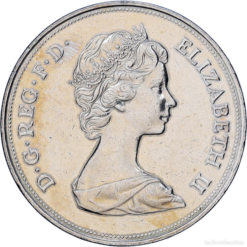Monedas antiguas de Europa: [#1546080] Gran Breta&ntilde;a, Elizabeth II, 25 New Pence, Silver Wedding, 1972, British Royal