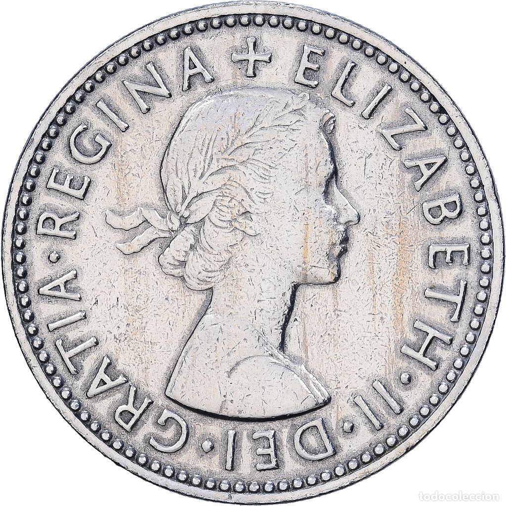 Monedas antiguas de Europa: [#1546083] Gran Breta&ntilde;a, Elizabeth II, 1 Shilling, 1958, British Royal Mint, Cupronickel