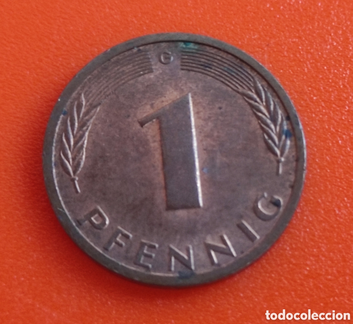 Monedas antiguas de Europa: ALEMANIA 1 PFENNIG 1984 G