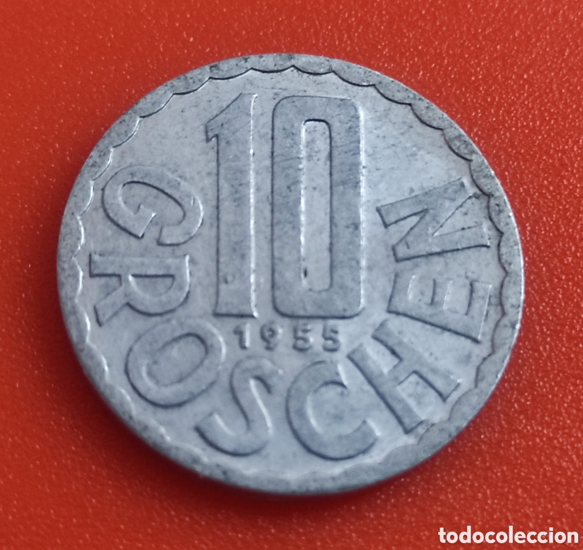Monedas antiguas de Europa: AUSTRIA 10 groschen 1955