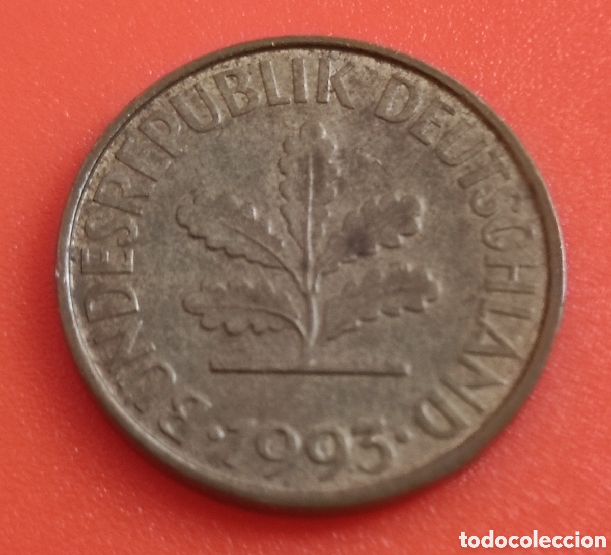 Monedas antiguas de Europa: ALEMANIA 10 PFENNIG 1993 A