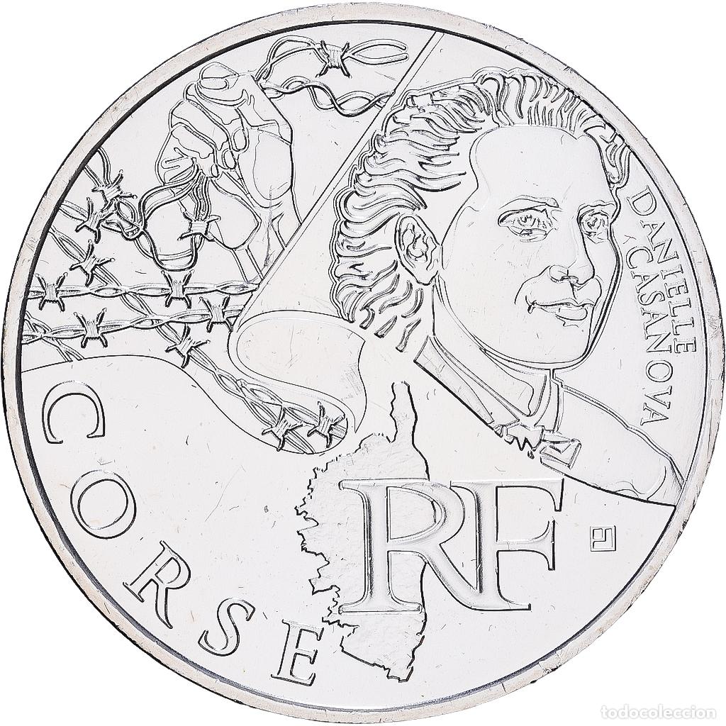 Monedas antiguas de Europa: [#1546090] Francia, 10 Euro, Corse, 2012, MDP, Plata, FDC, KM:1876