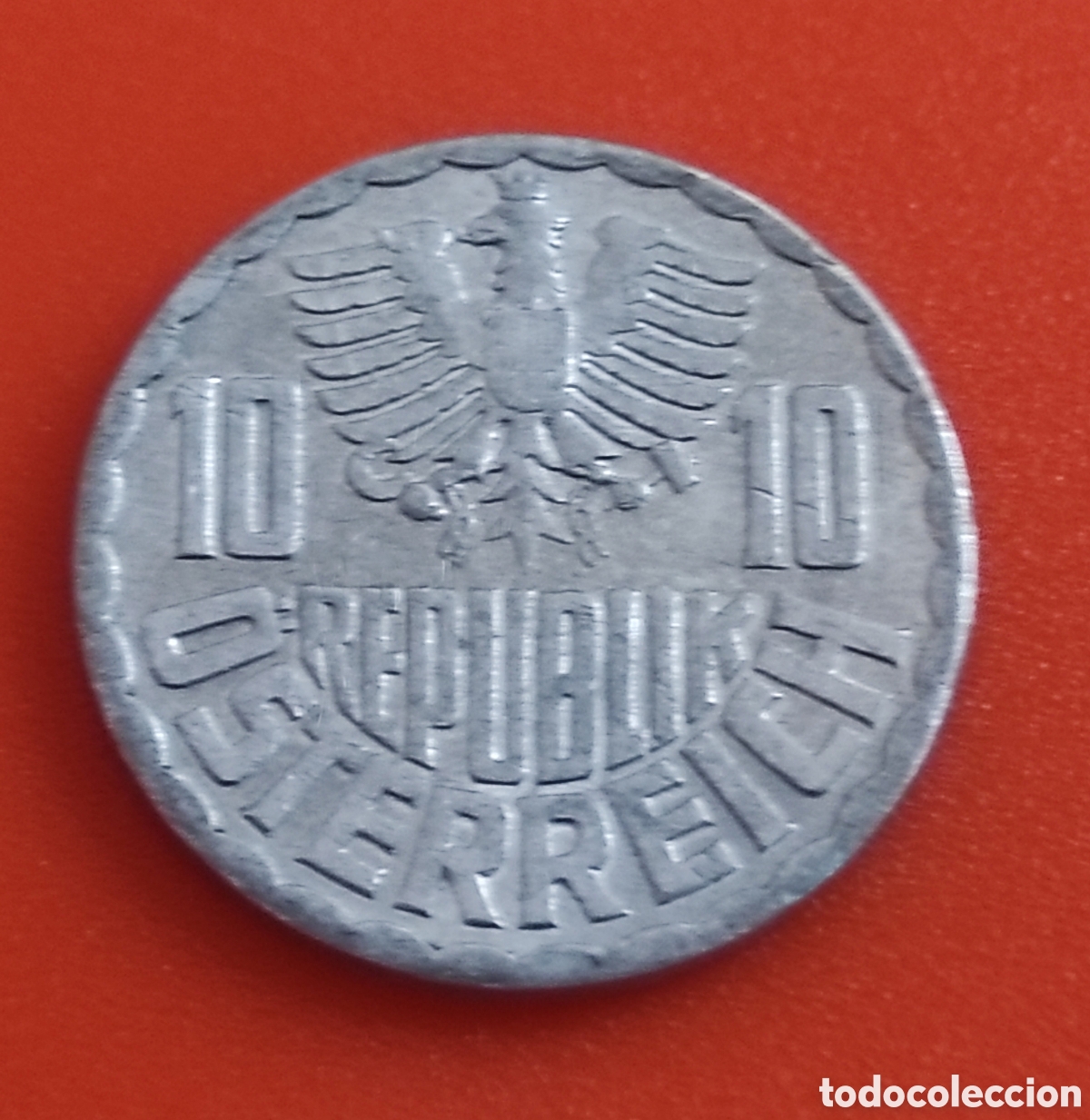 Monedas antiguas de Europa: AUSTRIA 10 groschen 1974