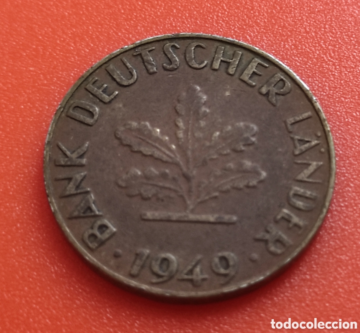 Monedas antiguas de Europa: ALEMANIA 5 PFENNIG 1949 J