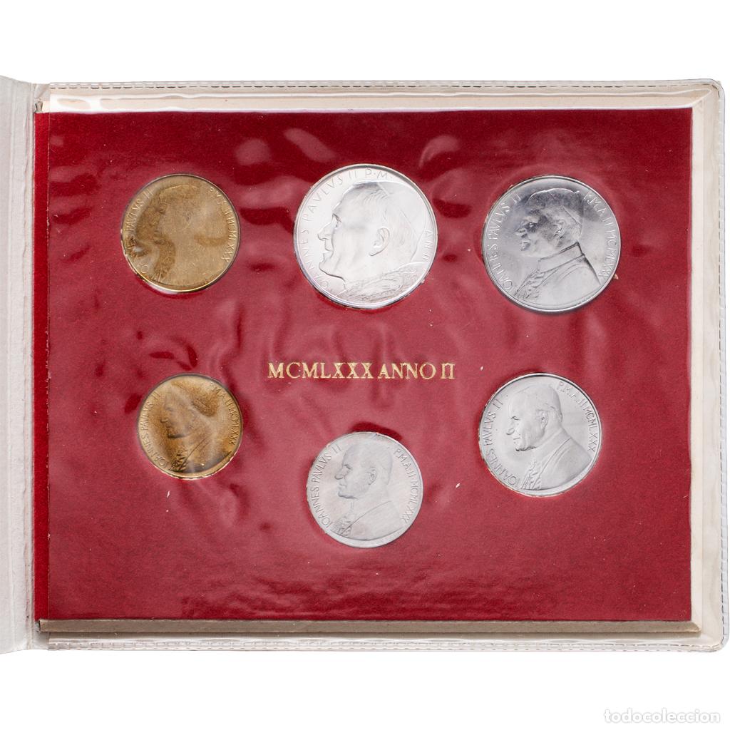 Monedas antiguas de Europa: [#1546107] CIUDAD DEL VATICANO, John Paul II, 10 Lire to 500 Lire, 1980, Rome, Sin