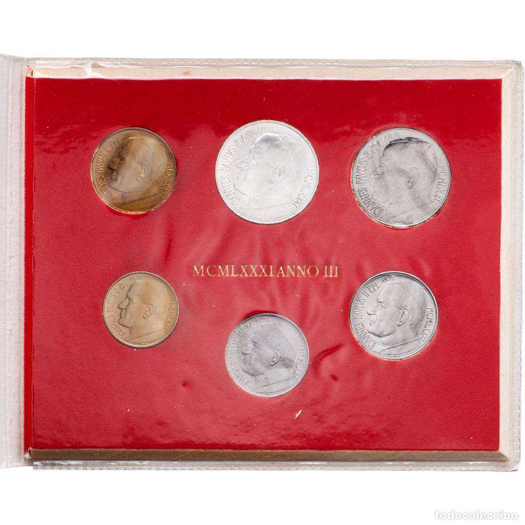 Monedas antiguas de Europa: [#1546112] CIUDAD DEL VATICANO, John Paul II, 10 Lire to 500 Lire, 1981, Rome, Sin