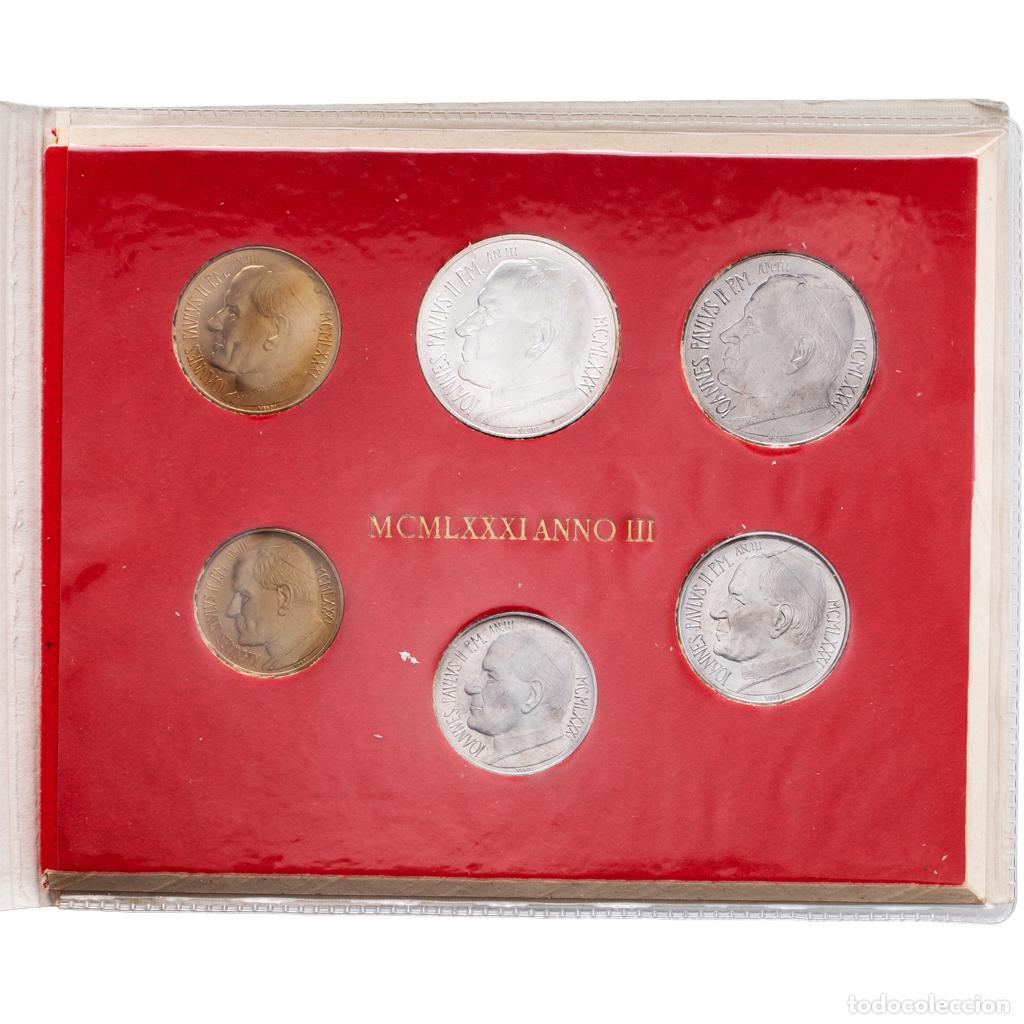 Monedas antiguas de Europa: [#1546111] CIUDAD DEL VATICANO, John Paul II, 10 Lire to 500 Lire, 1981, Rome, Sin