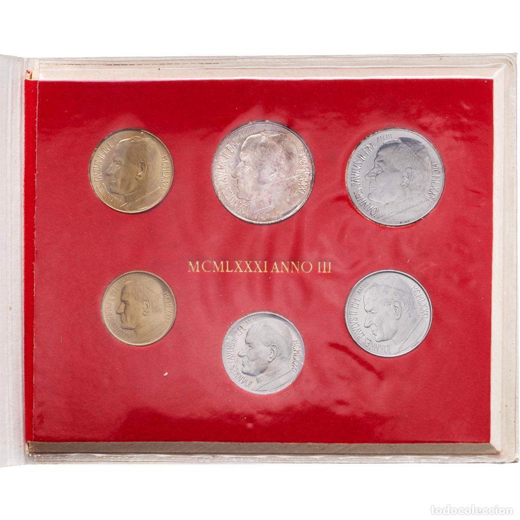 Monedas antiguas de Europa: [#1546113] CIUDAD DEL VATICANO, John Paul II, 10 Lire to 500 Lire, 1981, Rome, Sin