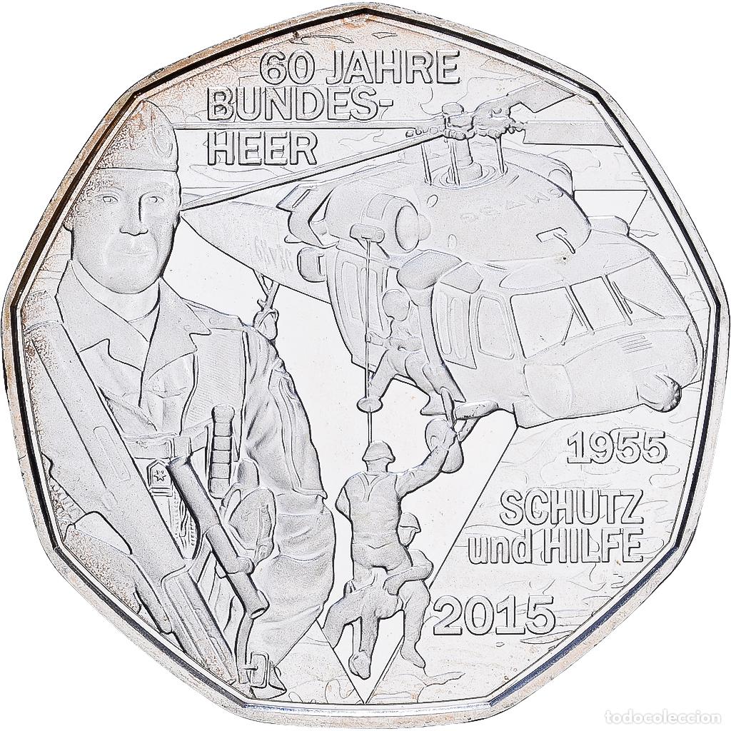 Monedas antiguas de Europa: [#1540159] Austria, 5 Euro, Bundesheer, 2015, Vienna, Plata, EBC, KM:3242a