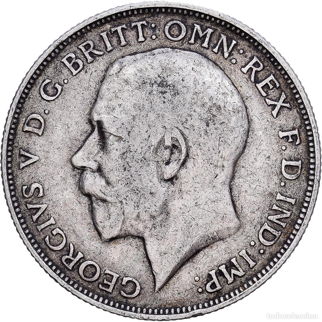 Monedas antiguas de Europa: [#1118091] Moneda, Gran Breta&ntilde;a, George V, Florin, Two Shillings, 1913, MBC, Plata, KM:817