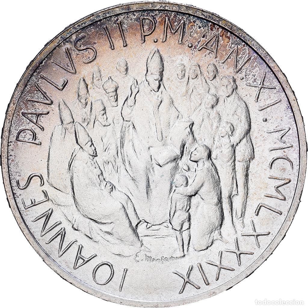 Monedas antiguas de Europa: [#1546121] CIUDAD DEL VATICANO, John Paul II, 1000 Lire, 1989, Rome, Plata, SC, KM:219
