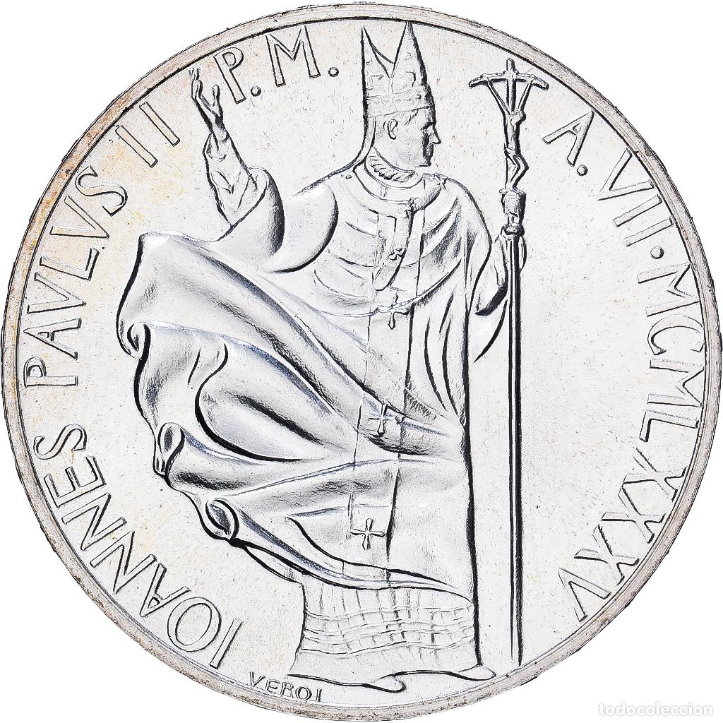 Monedas antiguas de Europa: [#1546123] CIUDAD DEL VATICANO, John Paul II, 1000 Lire, 1985, Rome, Plata, SC, KM:191