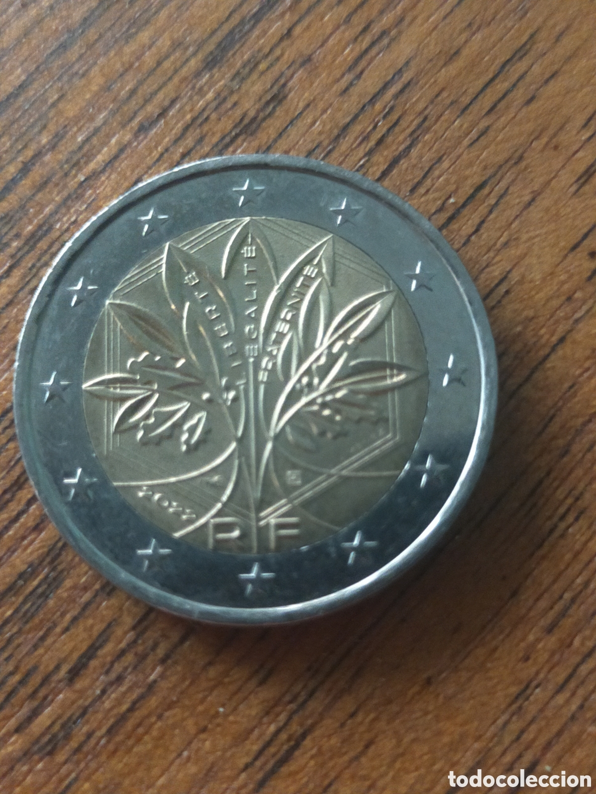 Monedas antiguas de Europa: 2 euros de Francia &aacute;rbol de la vida