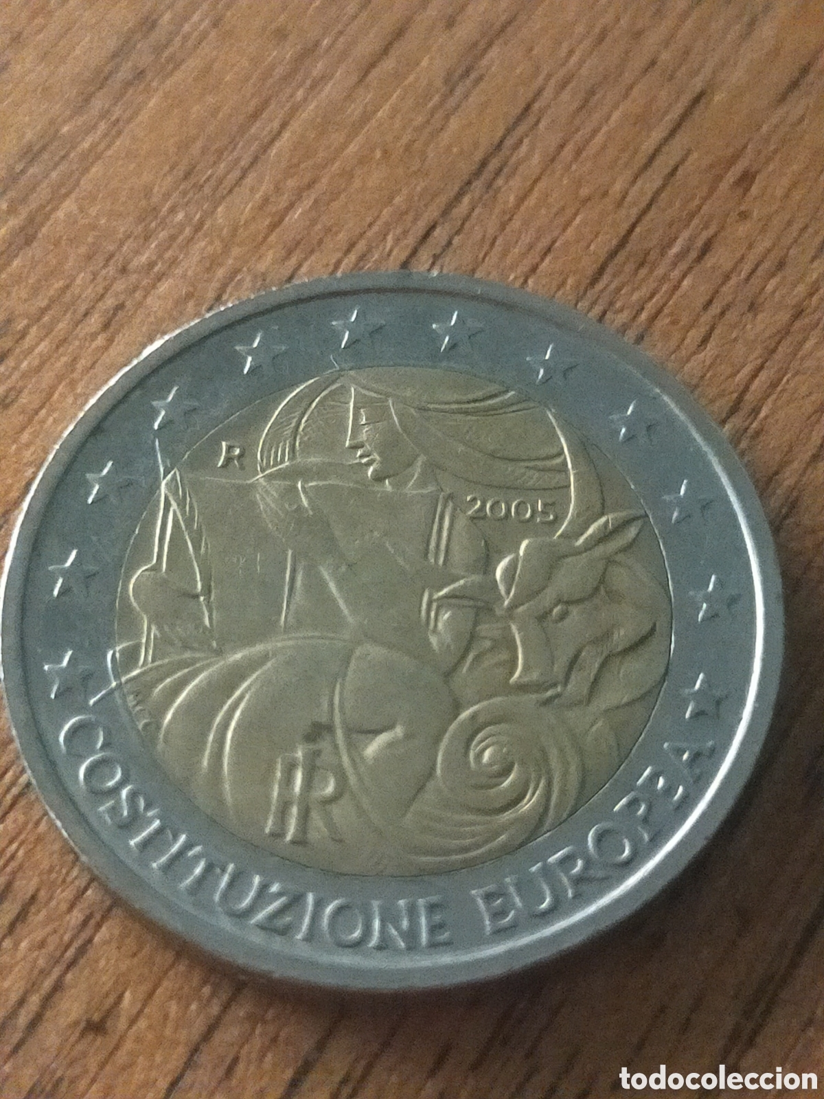 Monedas antiguas de Europa: 2 euros de Italia del a&ntilde;o 2005
