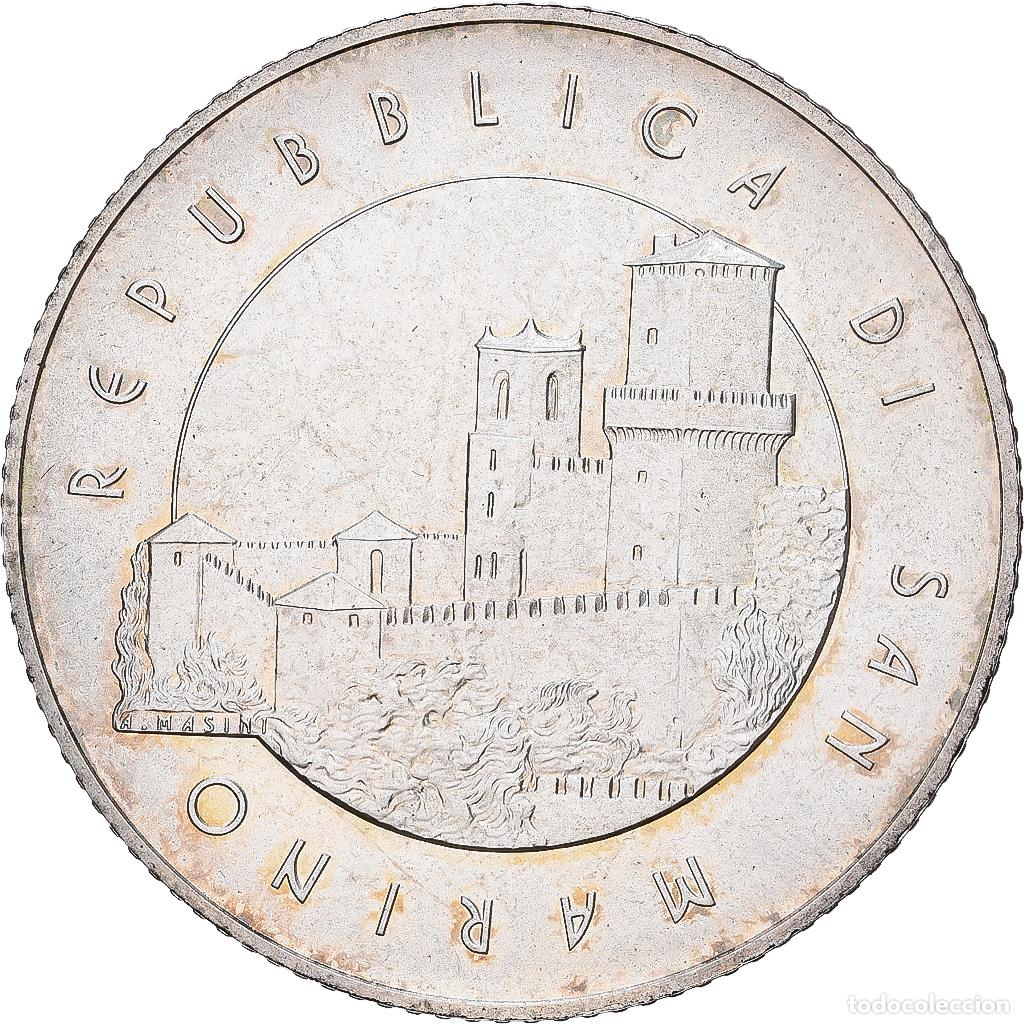 Monedas antiguas de Europa: [#1546205] San Marino, 5 Euro, First Men In Space, 2011, Rome, Plata, SC, KM:502