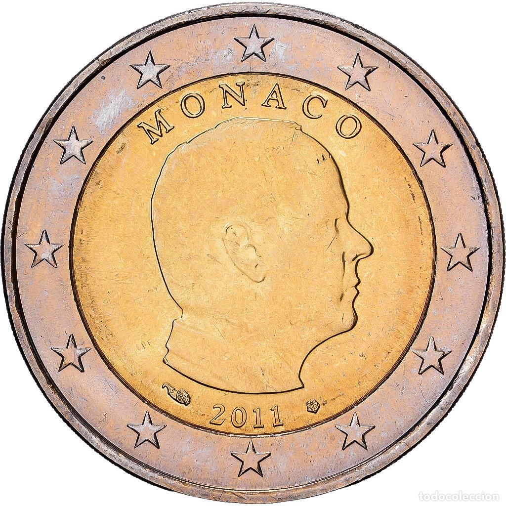 Monedas antiguas de Europa: [#1546201] M&oacute;naco, Albert II, 2 Euro, 2011, MDP, Bimet&aacute;lico, SC, KM:195