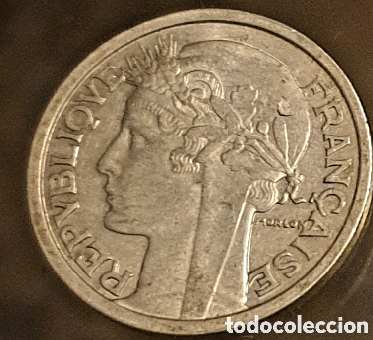 Monedas antiguas de Europa: FRANCIA, 2 FRANCS 1947