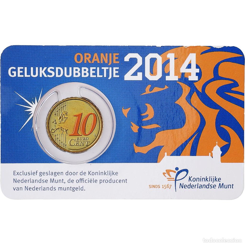 Monedas antiguas de Europa: [#1546261] Pa&iacute;ses Bajos, Willem-Alexander, 10 Euro Cent, Colorized, 2014, Royal Dutch