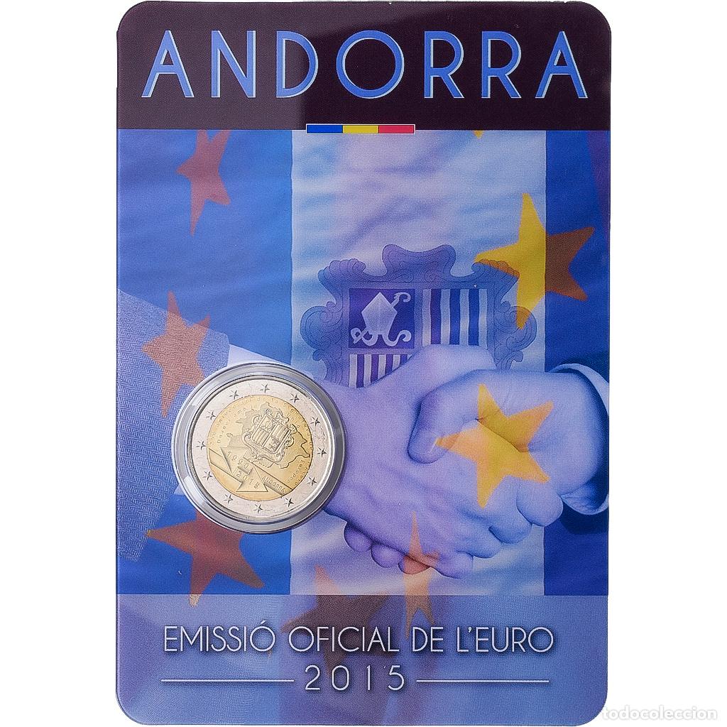Monedas antiguas de Europa: [#1546240] Andorra, 2 Euro, Customs Agreement, 2015, MDP, Bimet&aacute;lico, FDC, KM:530
