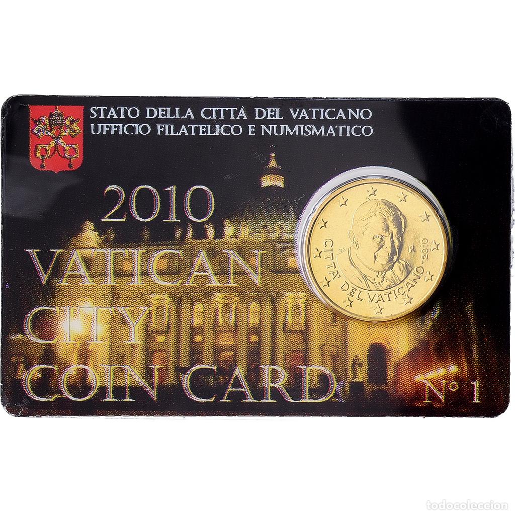Monedas antiguas de Europa: [#1546251] CIUDAD DEL VATICANO, Benedict XVI, 50 Euro Cent, 2010, Rome, Nordic gold, FDC