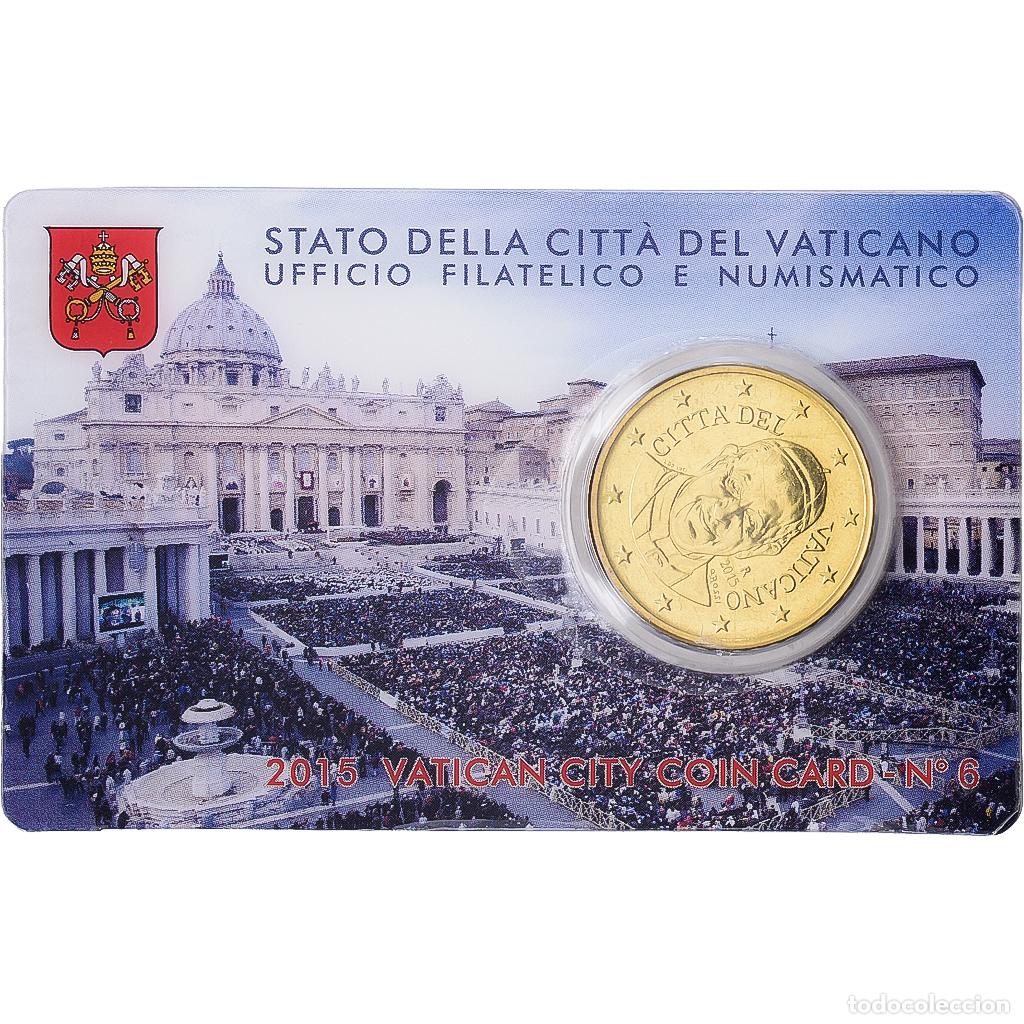 Monedas antiguas de Europa: [#1546253] CIUDAD DEL VATICANO, Francis, 50 Euro Cent, 2015, Rome, Nordic gold, FDC, KM:460