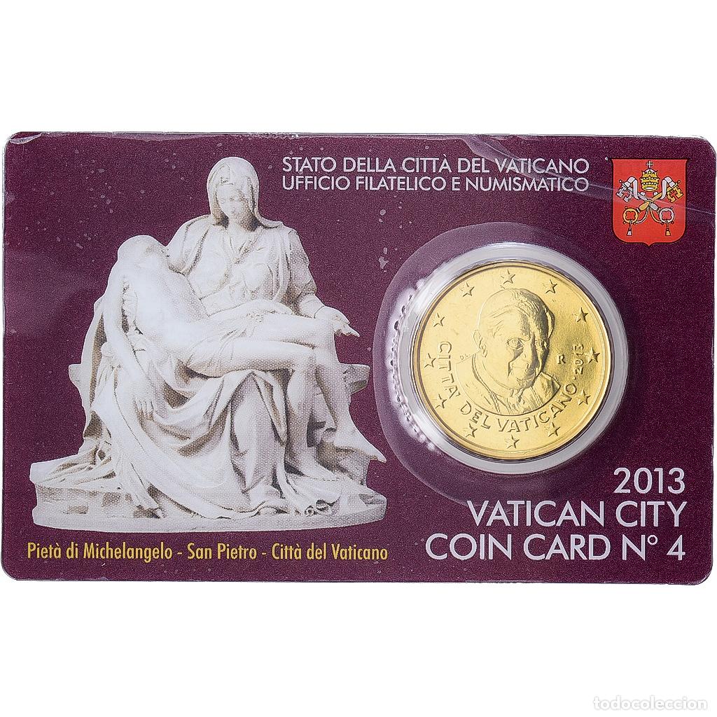 Monedas antiguas de Europa: [#1546250] CIUDAD DEL VATICANO, Benedict XVI, 50 Euro Cent, Michelangelo, 2013, Rome