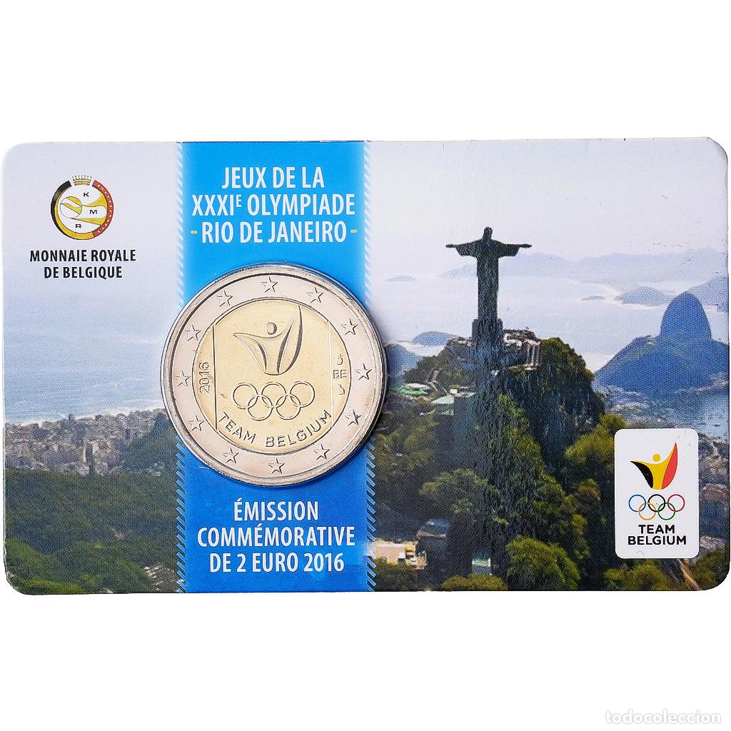 Monedas antiguas de Europa: [#1546262] B&eacute;lgica, 2 Euro, XXXI Olympic Games, Rio de Janeiro, 2016, Royal Belgium Mint