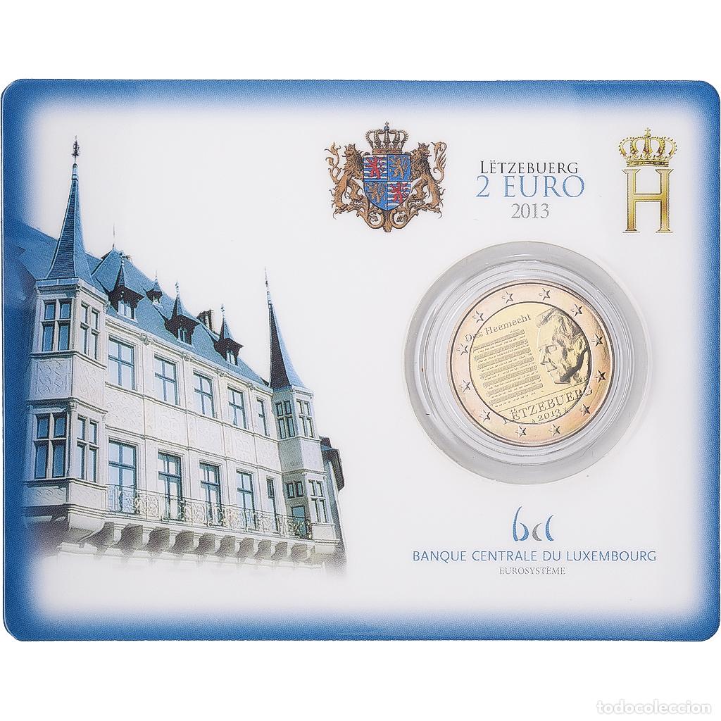 Monedas antiguas de Europa: [#1546266] Luxemburgo, 2 Euro, National Anthem, BU, 2013, Royal Dutch Mint, Bimet&aacute;lico