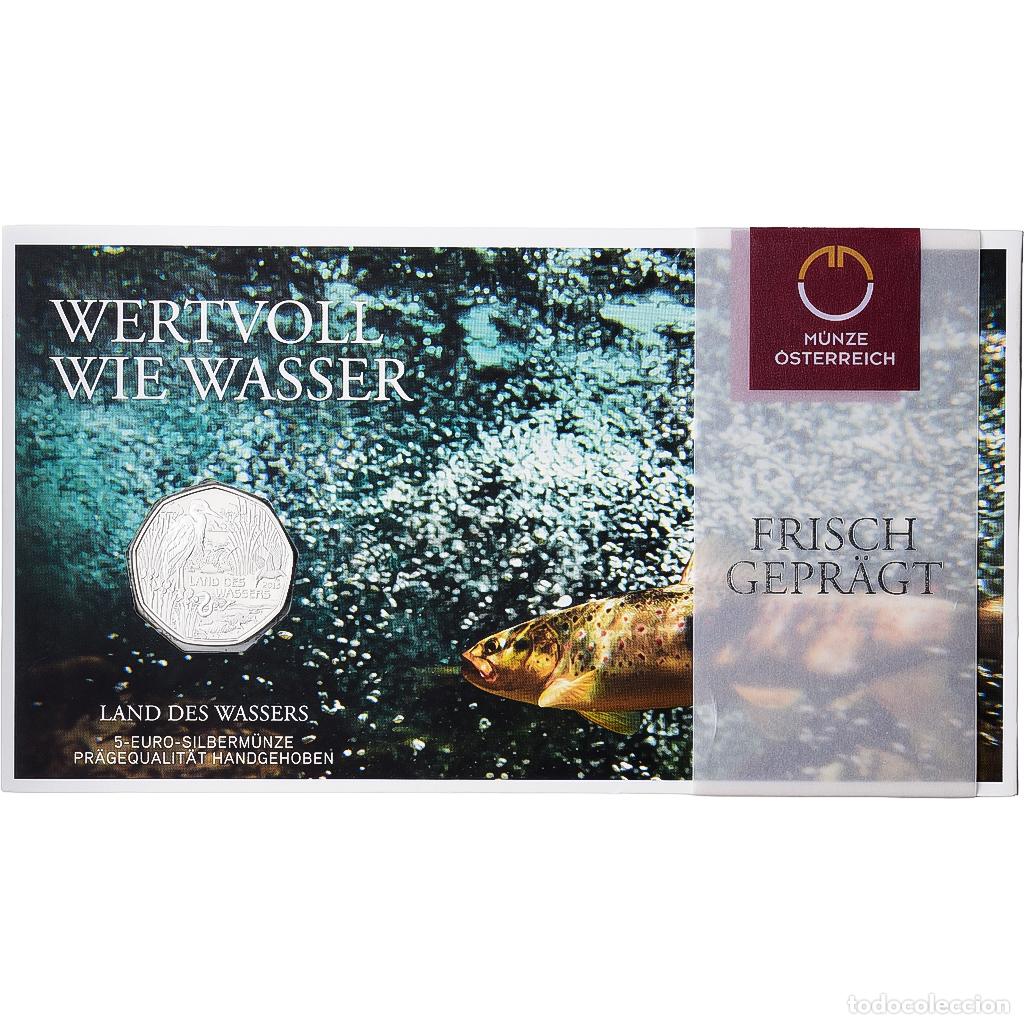 Monedas antiguas de Europa: [#1546271] Austria, 5 Euro, Land of Water, BU, 2013, Vienna, Plata, FDC, KM:3222a
