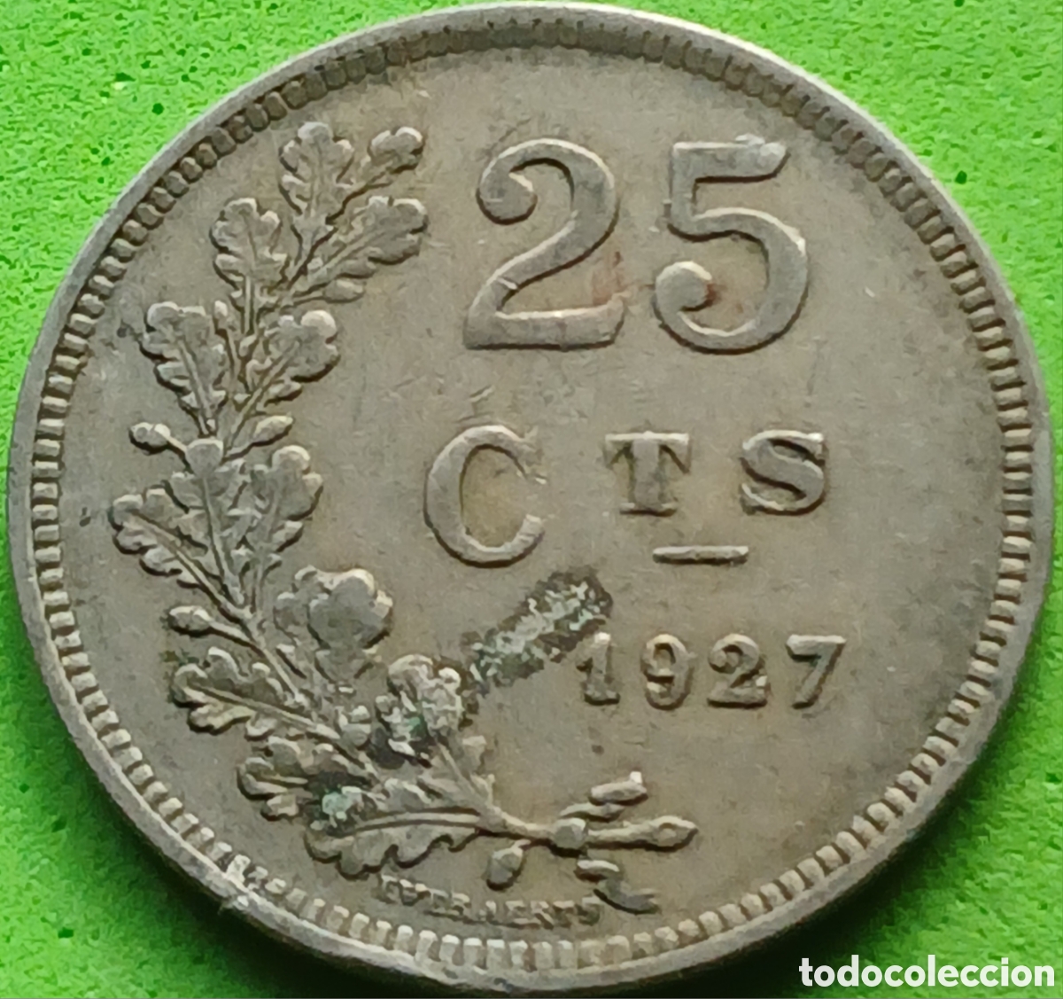 Monedas antiguas de Europa: Luxemburgo 25 c&eacute;ntimos 1927 km#37