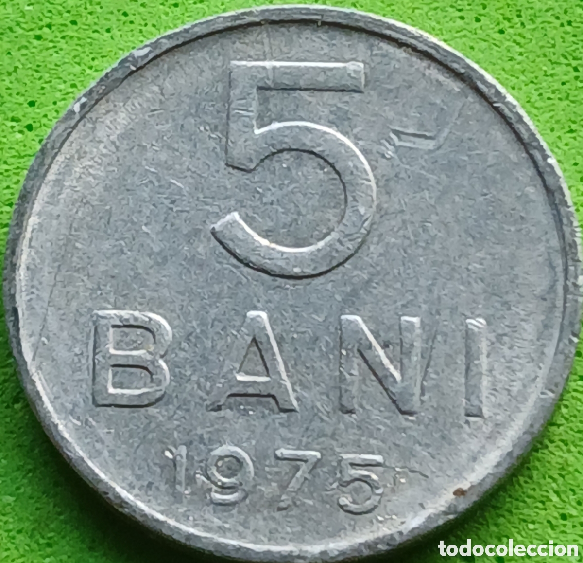 Monedas antiguas de Europa: Ruman&iacute;a 5 bani 1975 km#92a