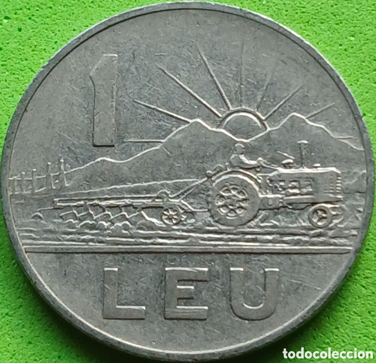 Monedas antiguas de Europa: Ruman&iacute;a 1 leu 1963 km#90