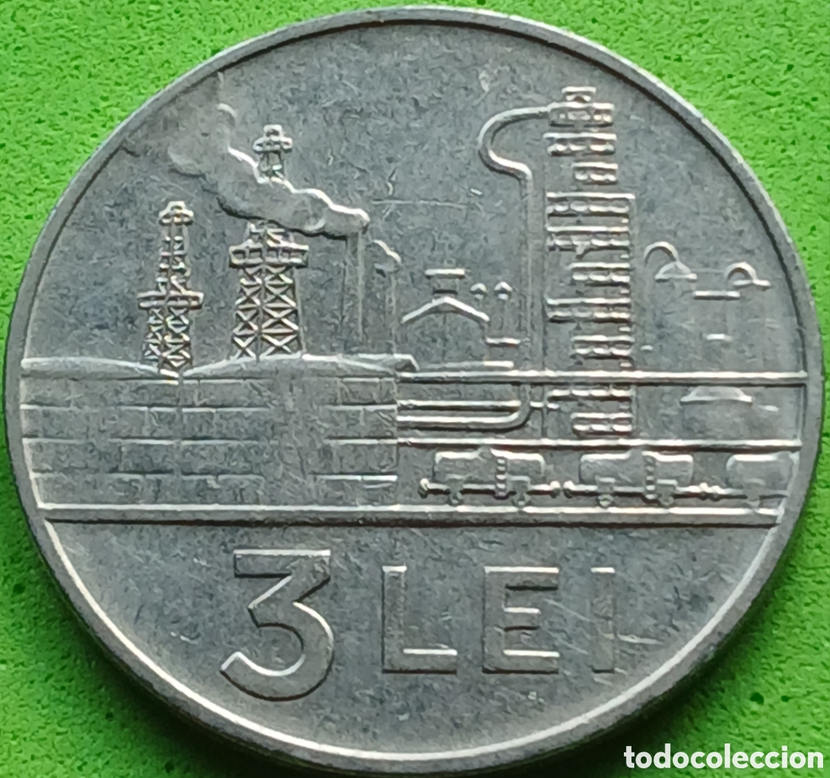 Monedas antiguas de Europa: Ruman&iacute;a 3 lei 1966 km#96