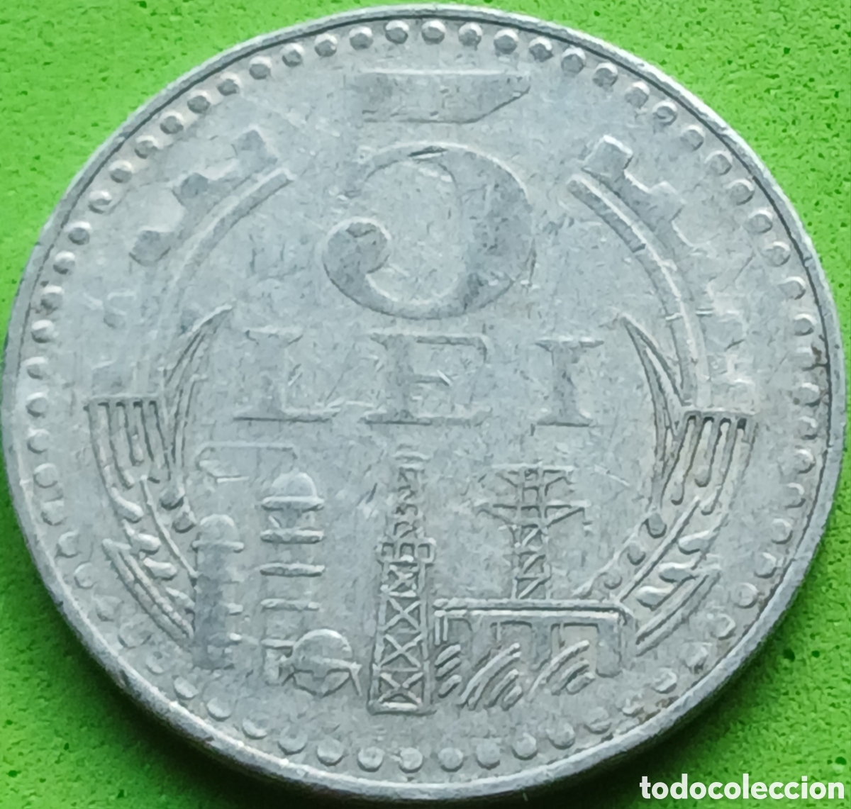Monedas antiguas de Europa: Ruman&iacute;a 5 lei 1978 km#97