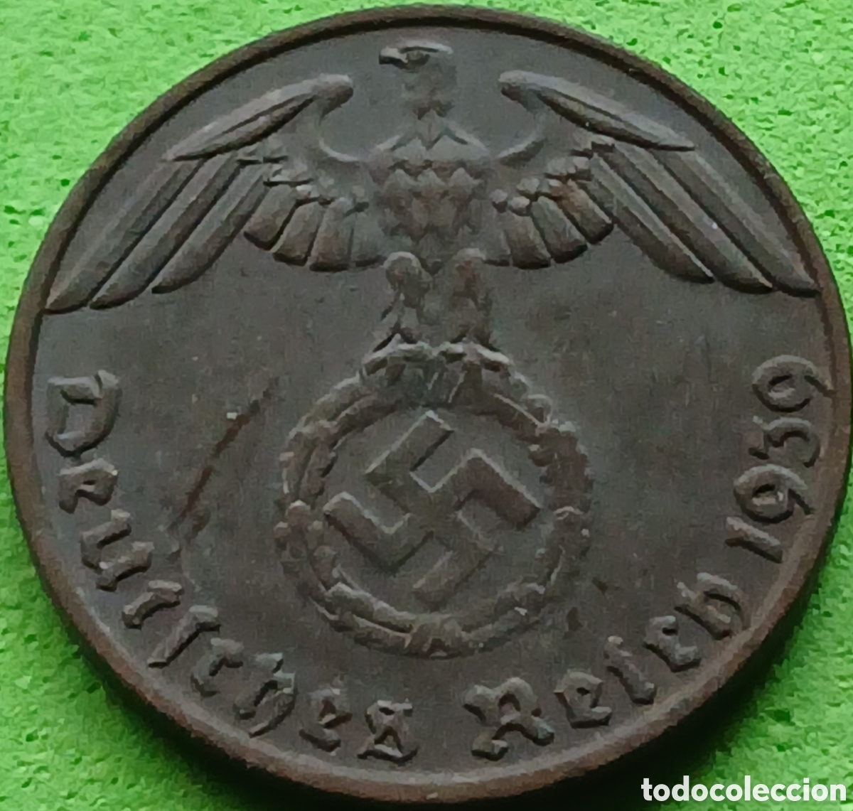 Monedas antiguas de Europa: Alemania Tercer Reich 1 reichspfennig 1939 B km#89